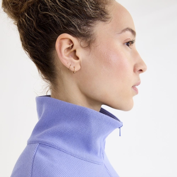 Lightweight long sleeve mock neck tunic - Picture 4 of 9